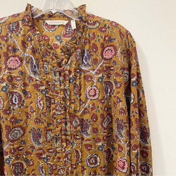 Soft Surroundings Embellished Paisley Blouse - Size Small - Picture 2 of 5
